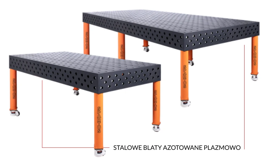 Stalowe blaty azotowane plazmowo